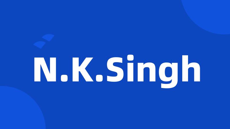 N.K.Singh