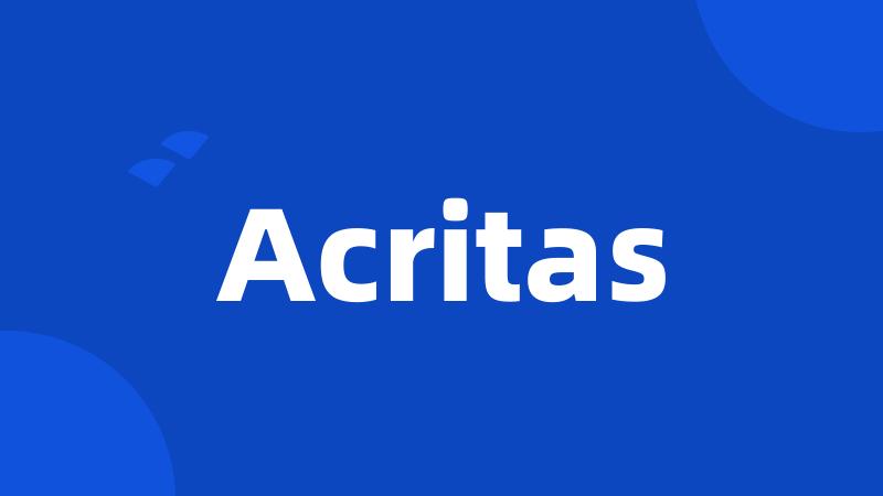 Acritas