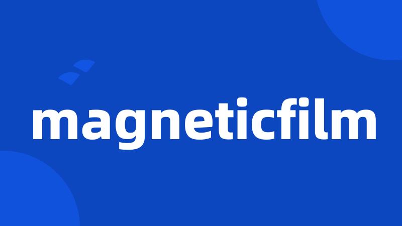 magneticfilm