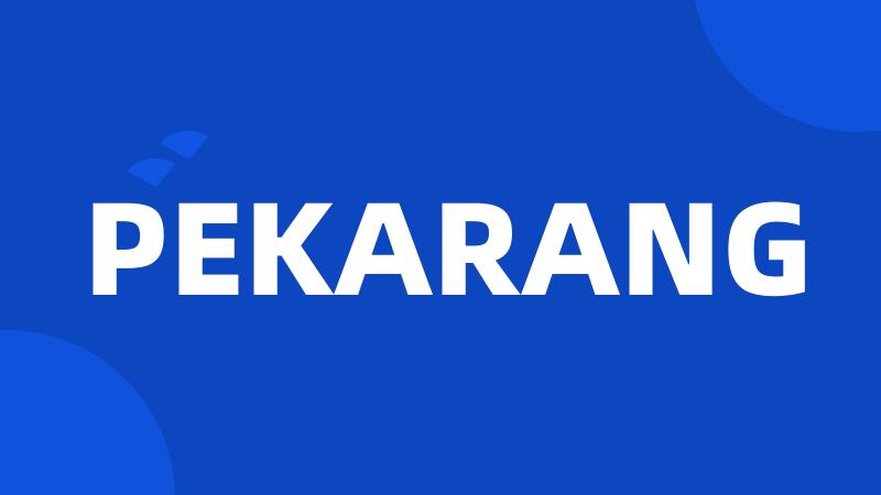 PEKARANG