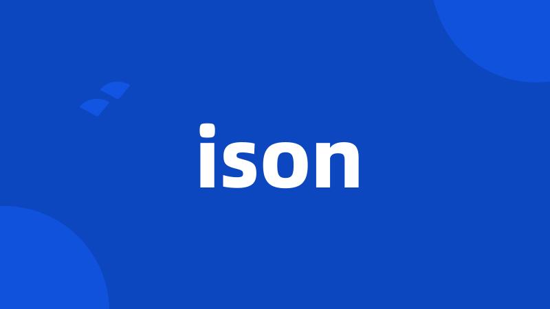 ison