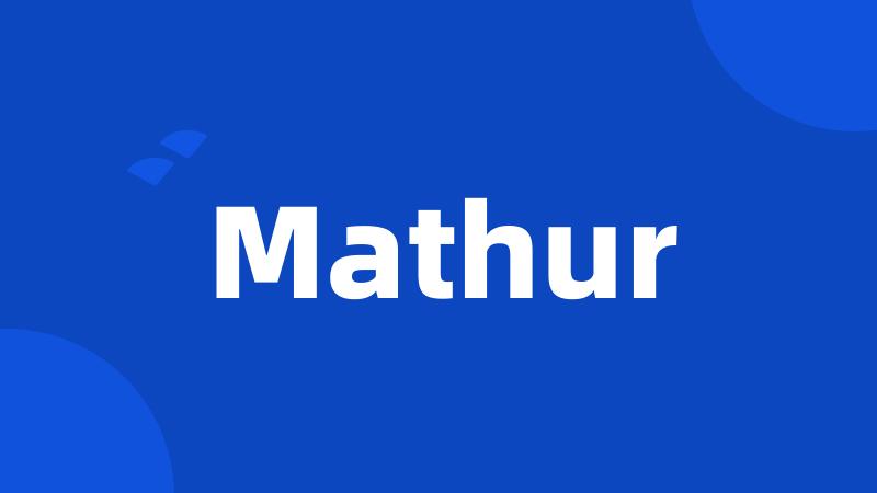 Mathur