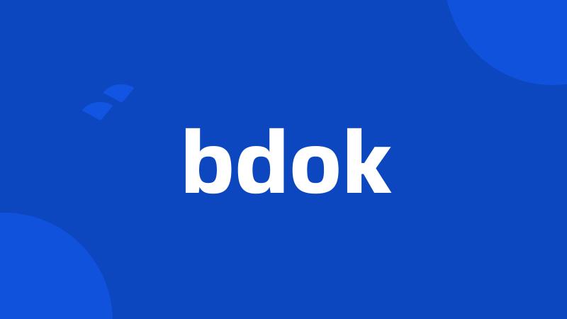 bdok