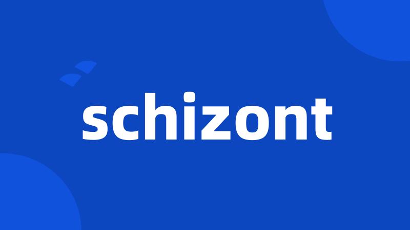 schizont