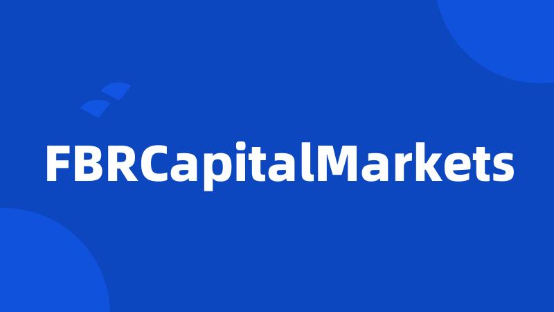 FBRCapitalMarkets