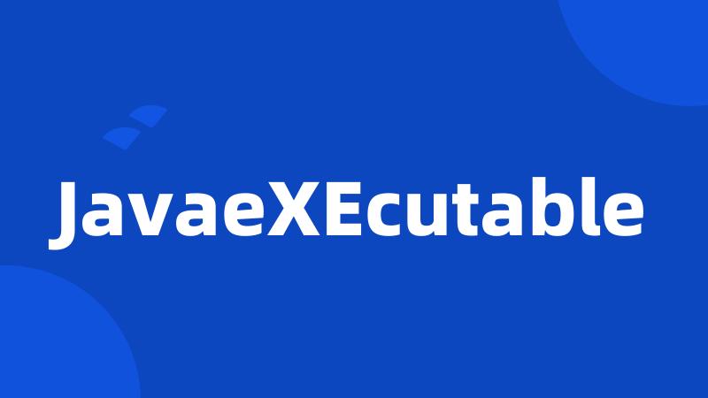 JavaeXEcutable