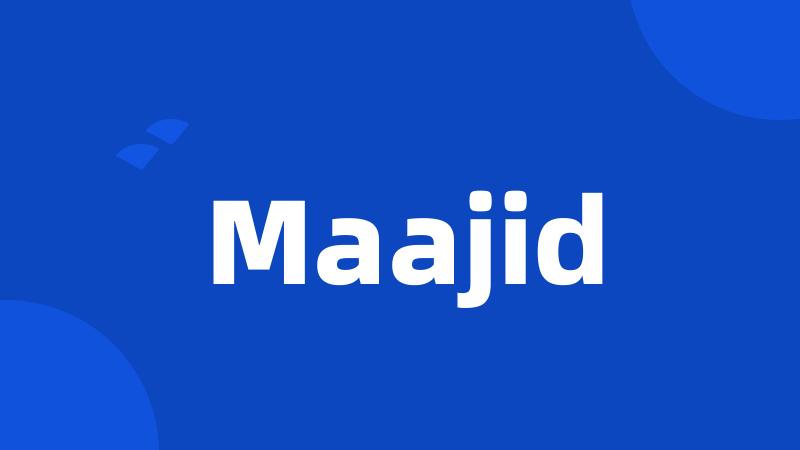 Maajid