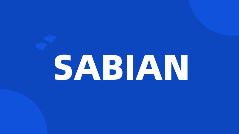 SABIAN