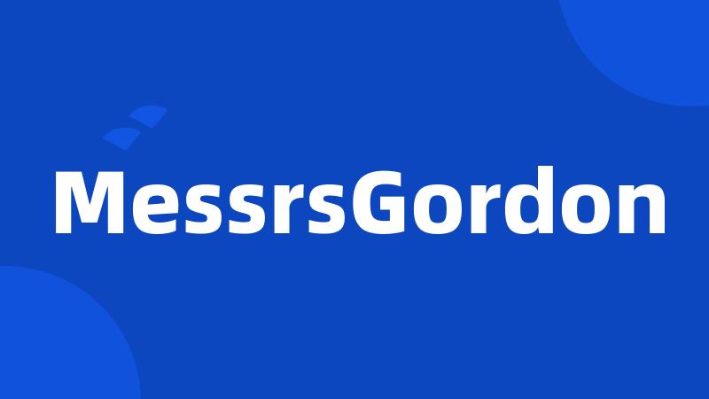 MessrsGordon