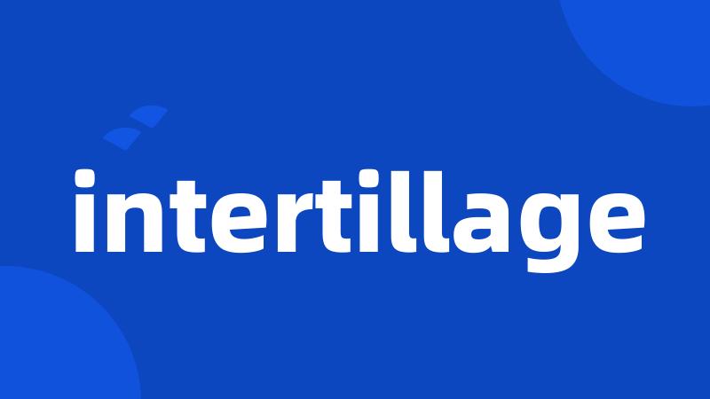 intertillage