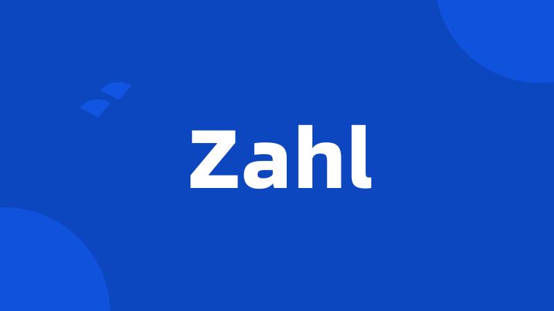 Zahl