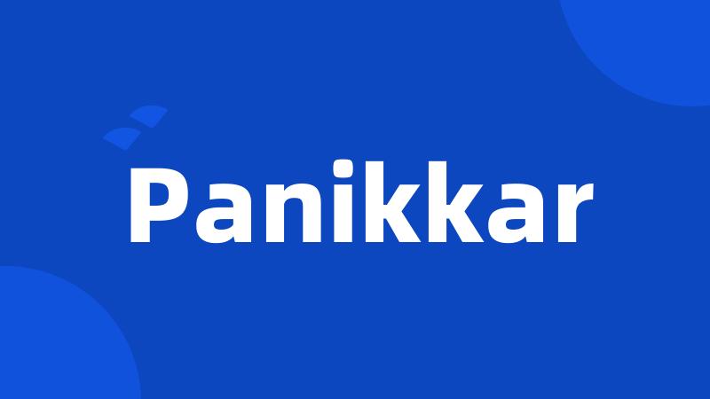 Panikkar