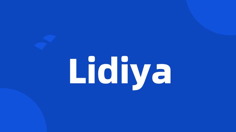 Lidiya