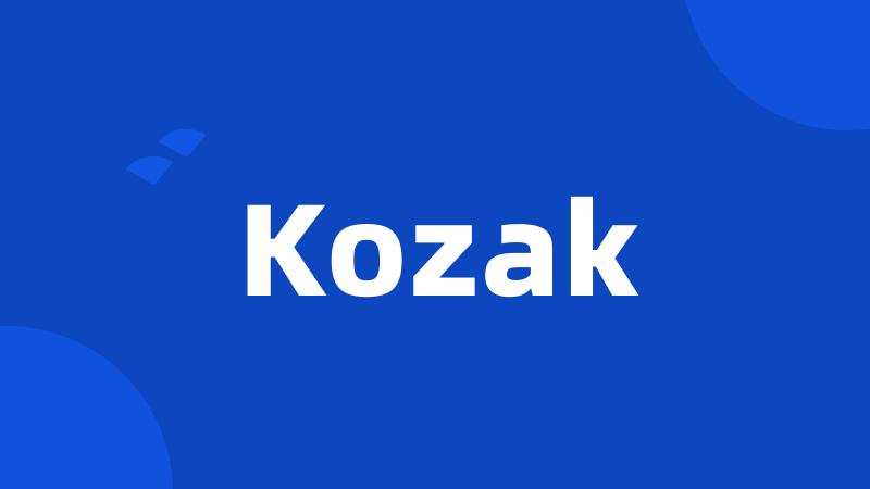 Kozak