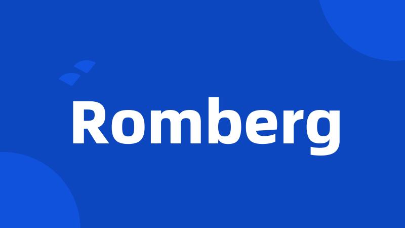 Romberg