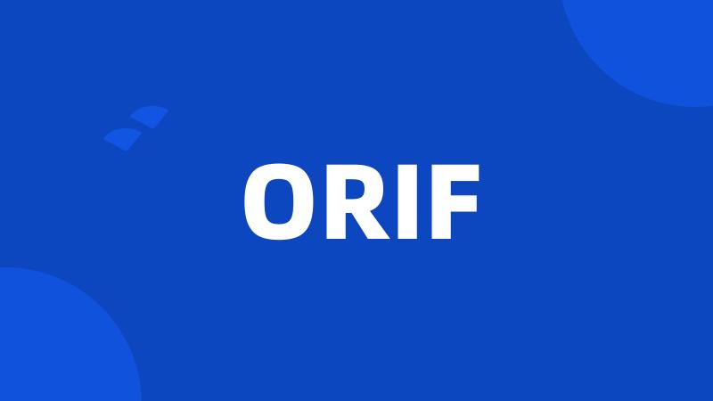 ORIF