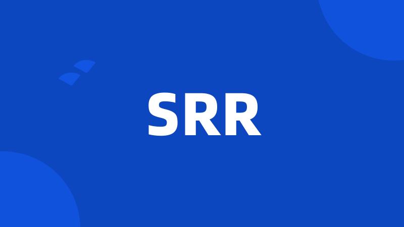 SRR