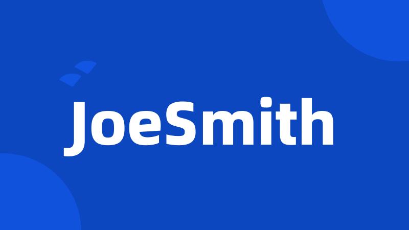 JoeSmith