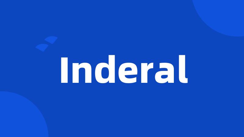 Inderal