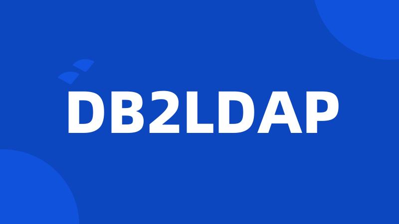 DB2LDAP