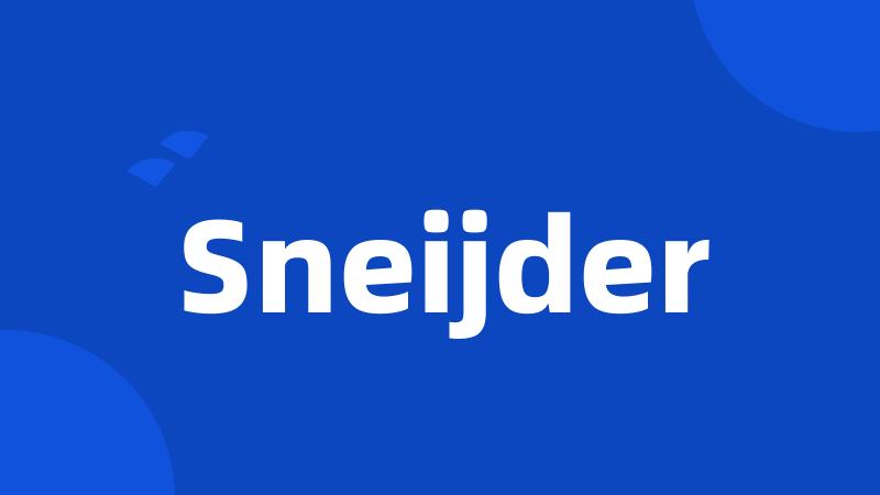 Sneijder