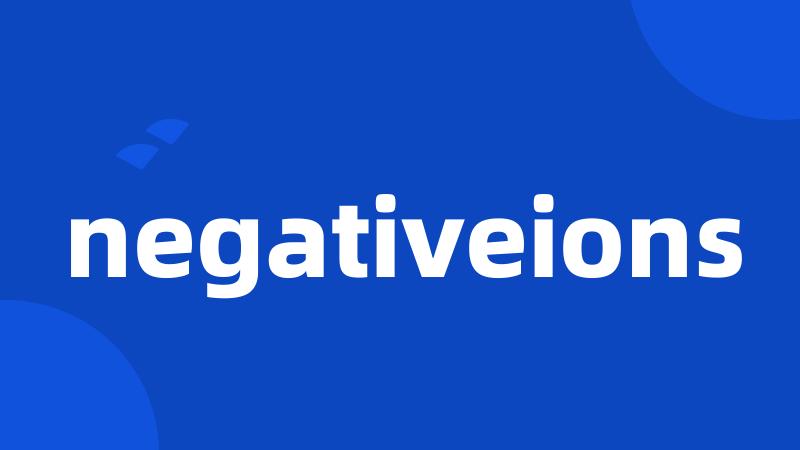 negativeions