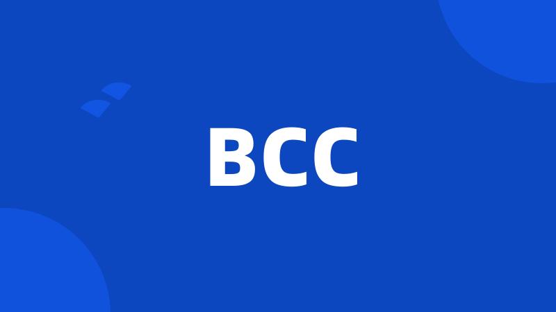 BCC