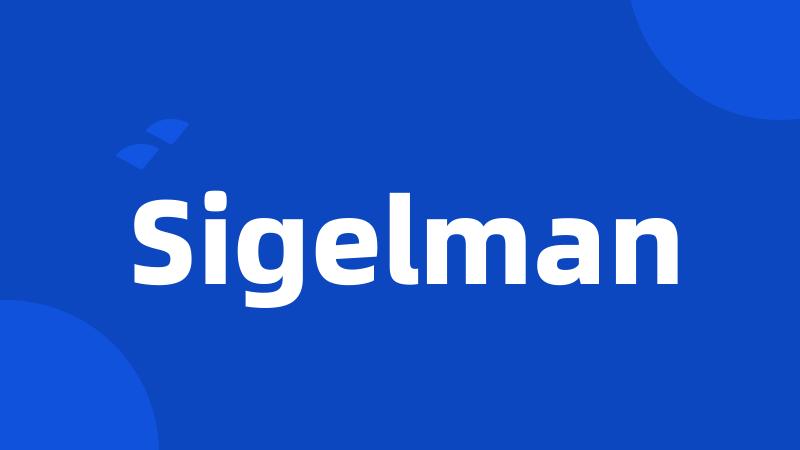 Sigelman