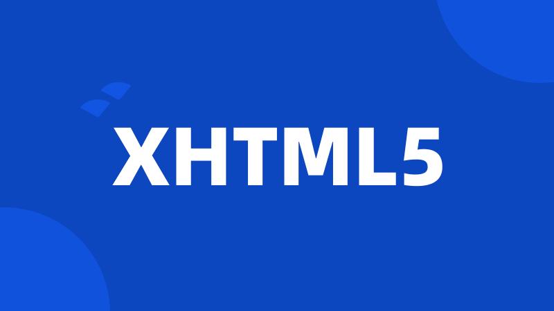 XHTML5