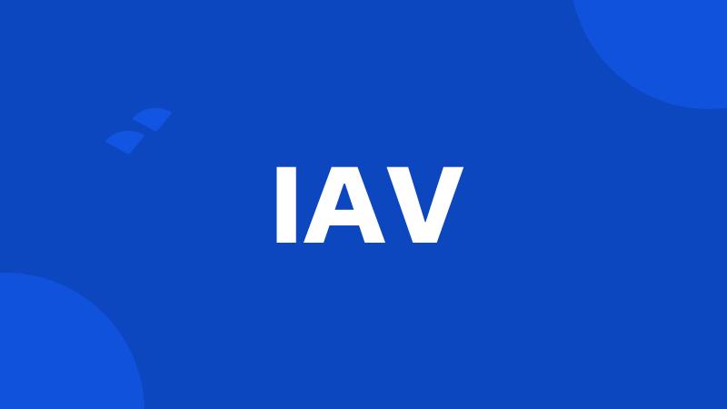 IAV