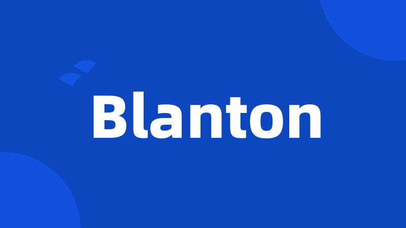 Blanton