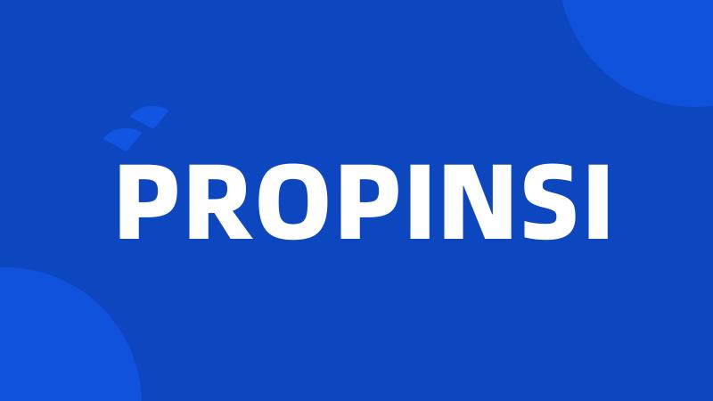 PROPINSI