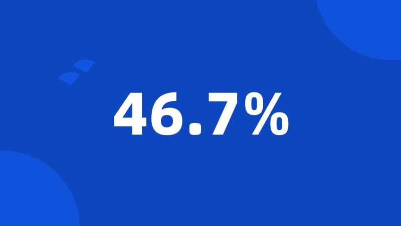 46.7%