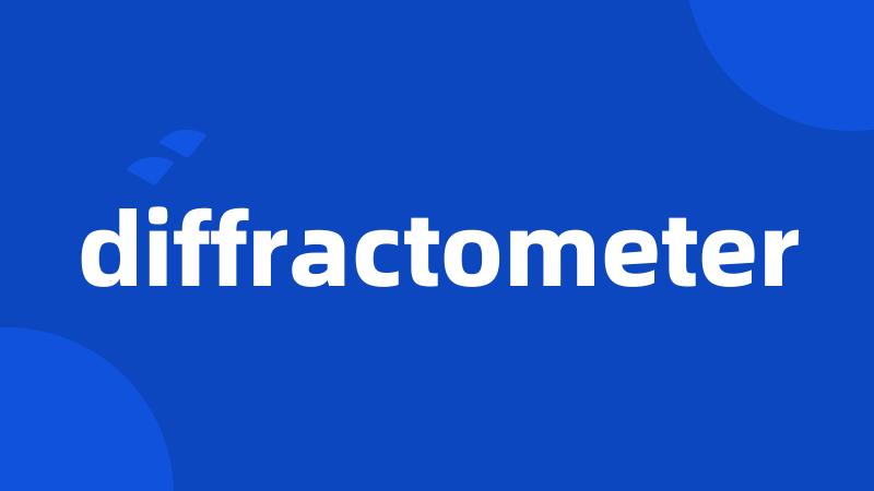 diffractometer