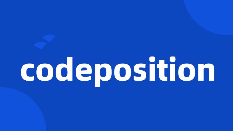 codeposition