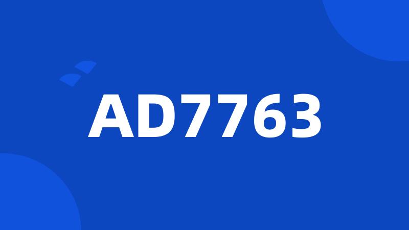 AD7763