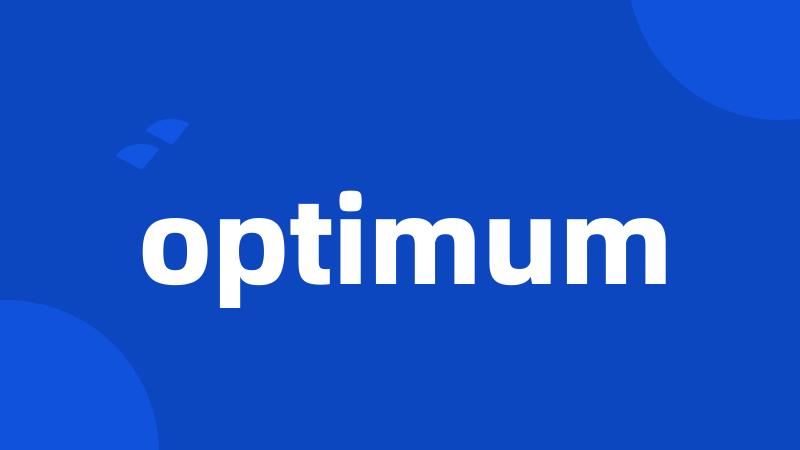 optimum