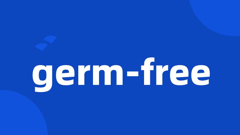 germ-free