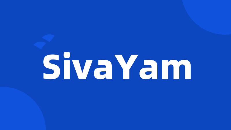 SivaYam