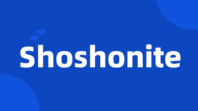 Shoshonite
