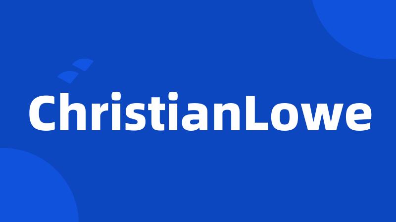 ChristianLowe