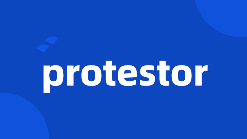 protestor