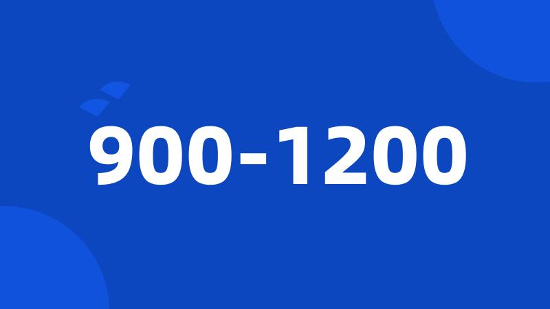 900-1200