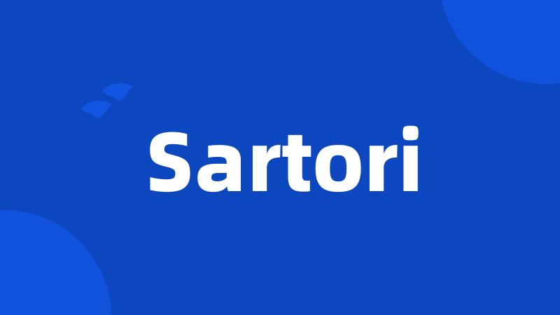 Sartori