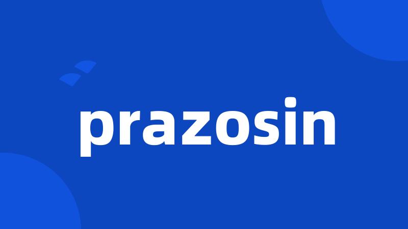 prazosin