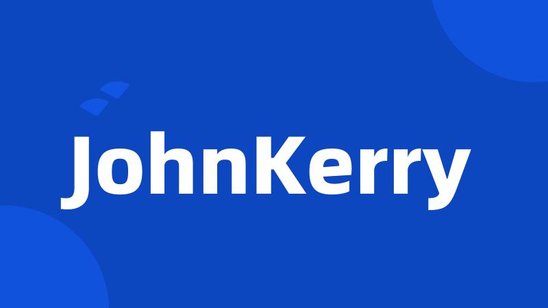 JohnKerry