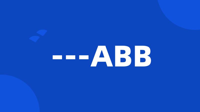 ---ABB