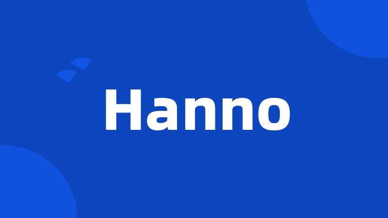 Hanno