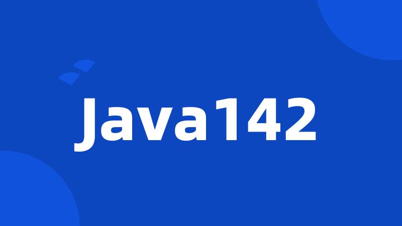 Java142