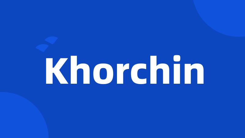 Khorchin
